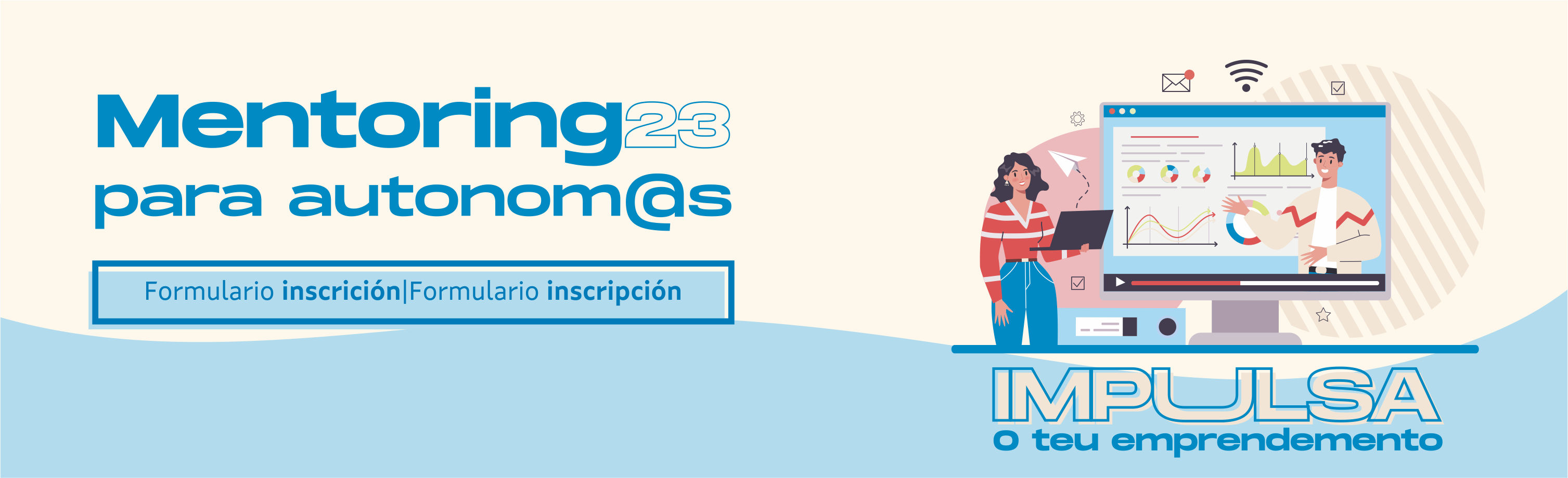 Cabecera Formulario participación Programa Mentoring Traballo Autónomo 2023